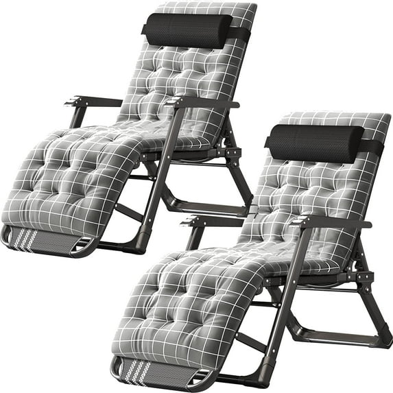 ABORON Living Room Chairs, 3 in 1 Folding Chair & Bed for Living Room/Bedroom/Office, Folding Lounge Chair Reclining Patio Chairs with Mattress for Indoor Outdoor