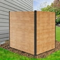 thumbnail image 1 of Outdoor Privacy Screen Privacy Fence Panels for Outside, 2 Panels 48"W X 48"H Wood Decorative Fence,Pool Equipment Enclosure, Patio Garden Fence Perfect to Enclose Trash Cans and Air Conditioner, 1 of 7