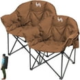 thumbnail image 1 of ABORON Oversized Folding Camping Chair, 2-Pack Portable Oversize Camping Chairs for Adults, Fully Padded Folding Chairs Outdoor Sports, Lawn Chair Patio Lounge Chairs 500 LBS Capacity, 1 of 7