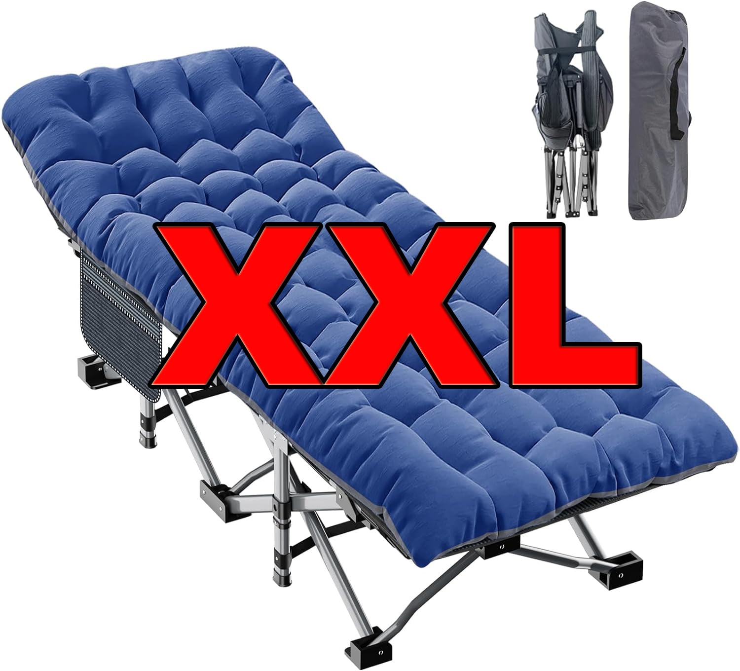 ABORON Oversized XL Folding Sleeping Cots for Adults, 900lb Loading