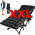 ABORON Oversized XXL Folding Camping Cot for Adults & Kids, 78" L x 32