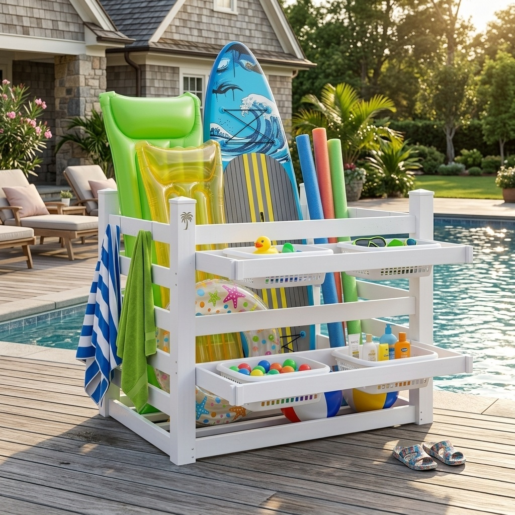 ABORON Pool Storage Organizer, 64