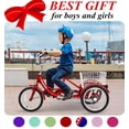 thumbnail image 1 of ABORON Red 16" Tricycle with Rear Carrying Basket and Adjustable Height, 1 of 12