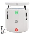 thumbnail image 1 of ABORON Round Ice Bath Tub Cold Plunge Tub with Cover for Athletes, 185 Gallons Cold Water Plunge Tubs, Portable Ice Bath at Home Outdoor, Water Chiller Compatible, 39.4in x 39.4in x 35.4in, 1 of 10