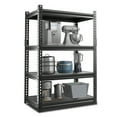 thumbnail image 1 of ABORON Storage Shelves,4 Tier Adjustable Garage Storage Shelving, Heavy Duty Metal Storage Utility Rack Shelf Unit for Warehouse Pantry Closet Kitchen, 32" x 16" x 63", 1 of 10