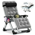 thumbnail image 1 of ABORON Support 440 LBS Zero Gravity Chair with Removable Cushion, 1 of 9