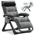 ABORON Zero Gravity Chair, Lawn Recliner, Reclining Patio Lounger Chair