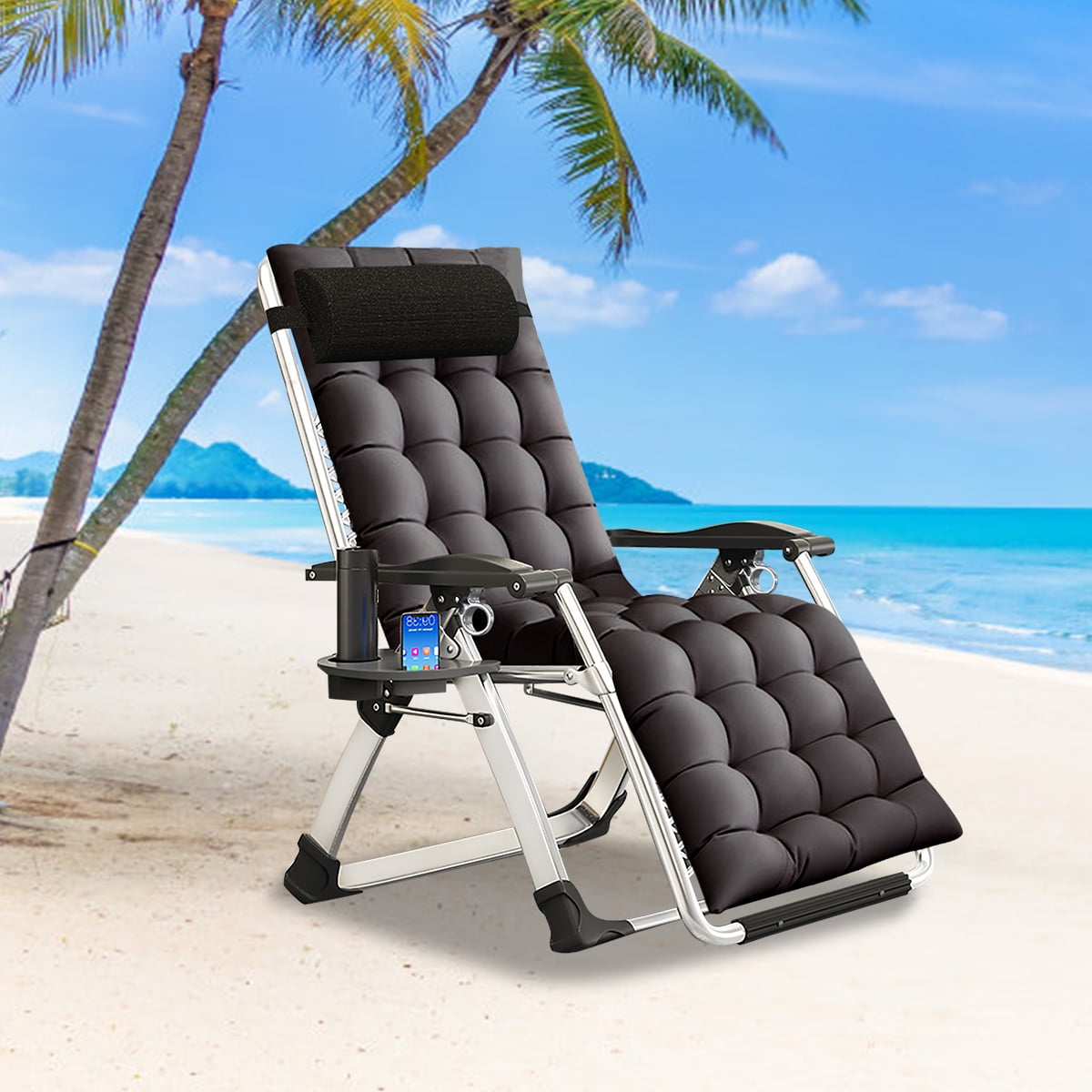Sun Lounger Heavy Duty Zero Gravity Chair ABORON Zero Gravity