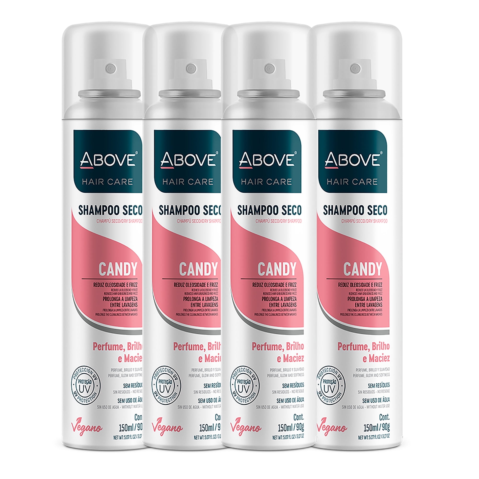 ABOVE Dry Shampoo Set, Volumizing Hair Products, Candy, 4 Pcs