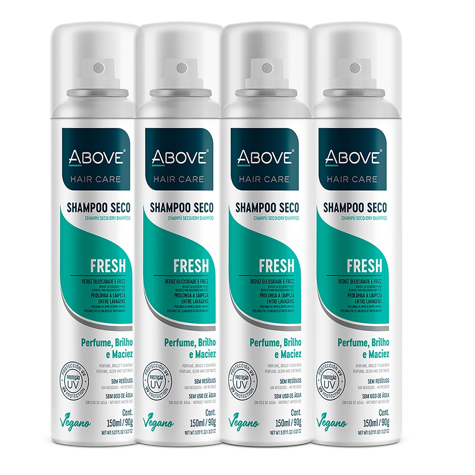 ABOVE Dry Shampoo Set, Volumizing Hair Products, Fresh, 4 Pcs