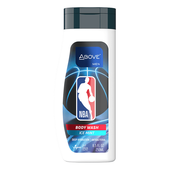 ABOVE NBA MEN ICE-MINT BODY WASH DEEP HYDRATION