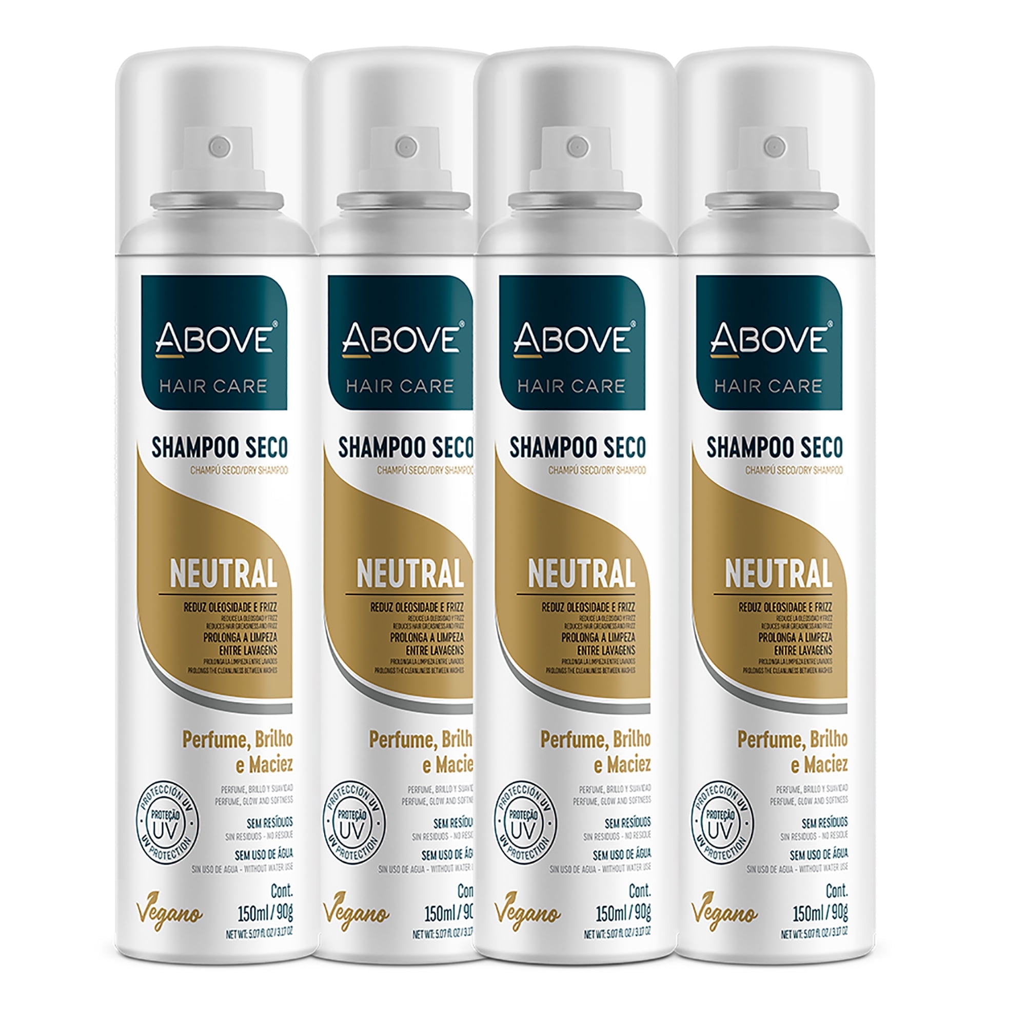 ABOVE Dry Shampoo Set, Volumizing Hair Products, Neutral, 4 Pcs
