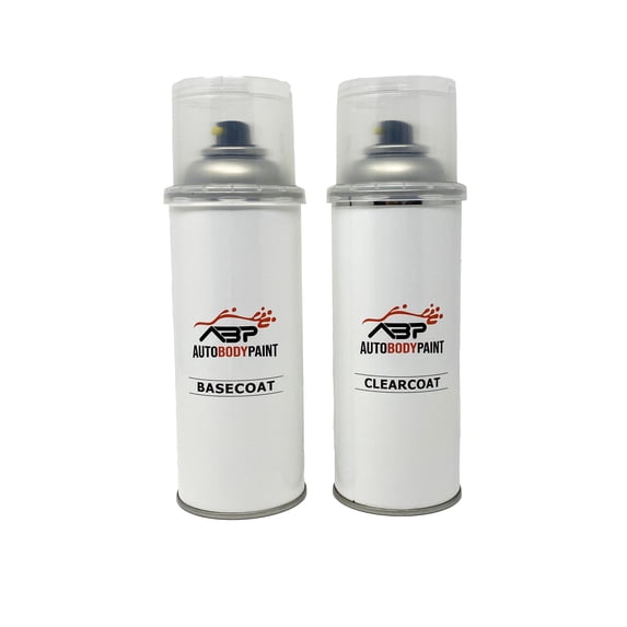 ABP Repair Paint 12 Oz Basecoat Color and 12 Oz Clearcoat (1K) Compatible With Gray Metallic Infiniti FX50 || Code: K51