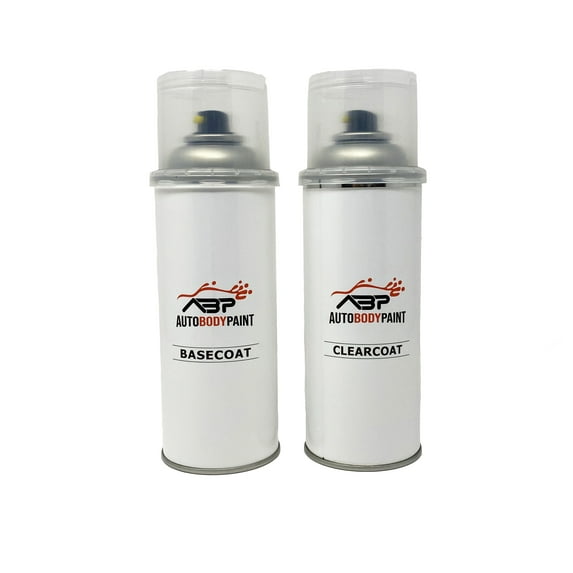 ABP Repair Paint 12 Oz Basecoat Color and 12 Oz Clearcoat (1K) Compatible With Rosso Bright Metallic Fiat Multipla || Code: 132