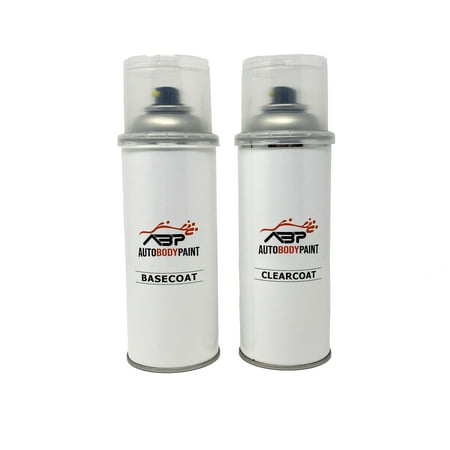 ABP Repair Paint 12 Oz Basecoat Color and 12 Oz Clearcoat (1K) Compatible With Silver Blue Metallic Holiday Rambler Aluma-Lite || Code: 223