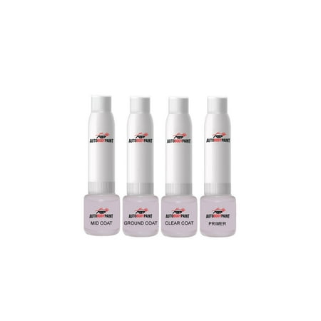 ABP Touch Up Basecoat Plus Clearcoat Plus Primer Spray Paint Kit Compatible with Glacier Pearl 350Z Nissan (QX1)