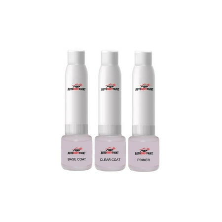 ABP Touch Up Basecoat Plus Clearcoat Plus Primer Spray Paint Kit Compatible with Gunmetal Pearl Cherokee Jeep (PQ7)