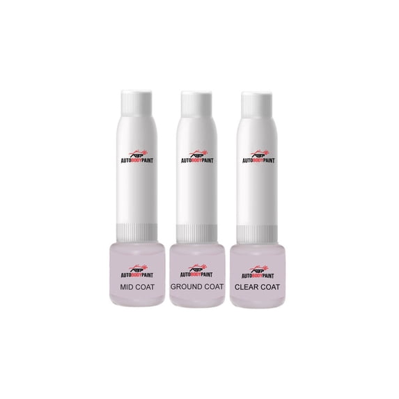 ABP Touch Up Basecoat Plus Clearcoat Spray Paint Kit Compatible with Crystal White Pearl LX470 Lexus (U062)