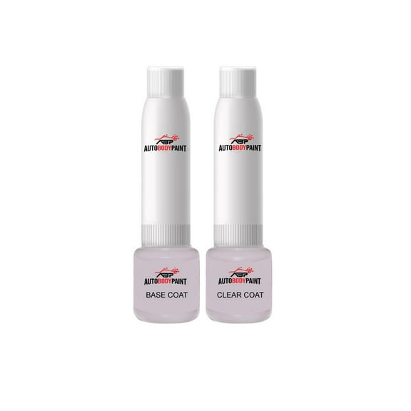 ABP Touch Up Basecoat Plus Clearcoat Spray Paint Kit Compatible with Oxford White Tempo Ford (YO)