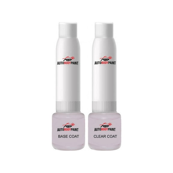 ABP Touch Up Basecoat Plus Clearcoat Spray Paint Kit Compatible with Pearl White SVX Subaru (267)
