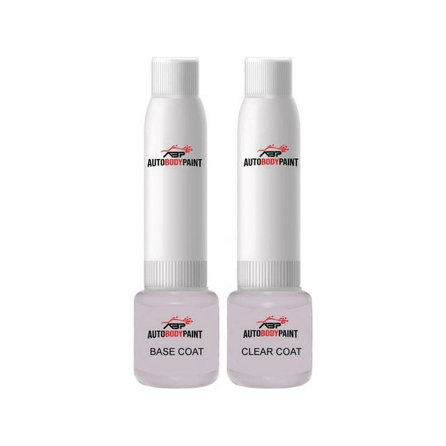 ABP Touch Up Basecoat Plus Clearcoat Spray Paint Kit Compatible with Sterling Silver Metallic Vue Saturn (WA569F)