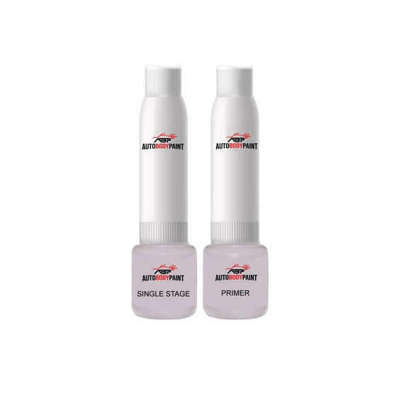 ABP Touch Up Single Stage Plus Primer Spray Paint Compatible with Arctic Silver Metallic Cayman Porsche (X1)