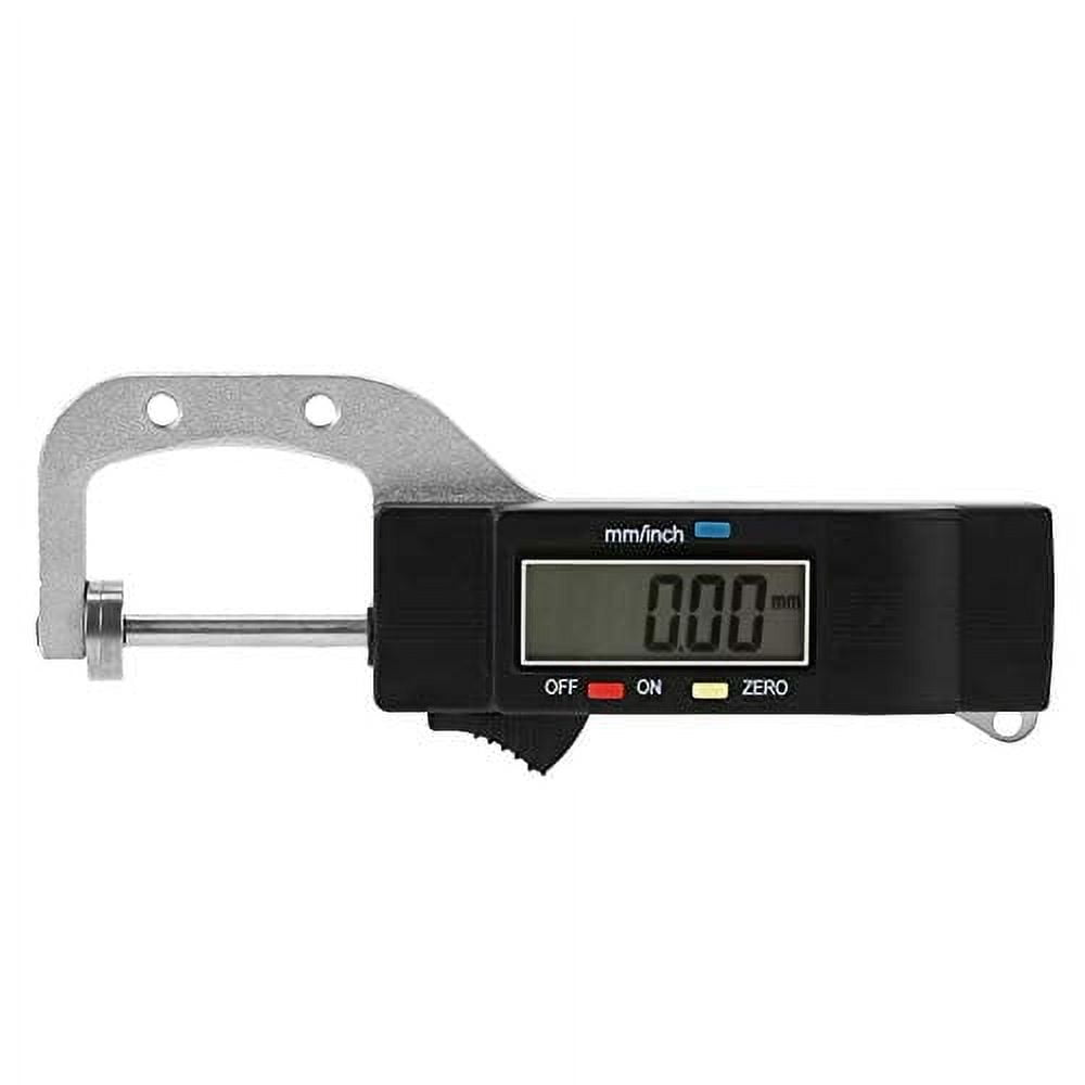 ABPETE 0-25mm Electronic Digital Thickness Gauge - Horizontal Caliper with with LCD Display & Auto-Off Function, Precision Measuring Instrument for Metal, Plastic & Wood Materials