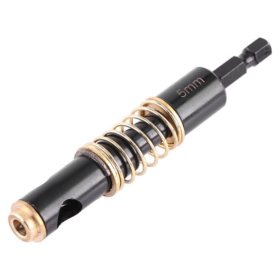 ABPETE 1/4" Black Hinge Drill Bits Reaming Drilling Wood Plastic Hex Shank for Woodworking (5mm)