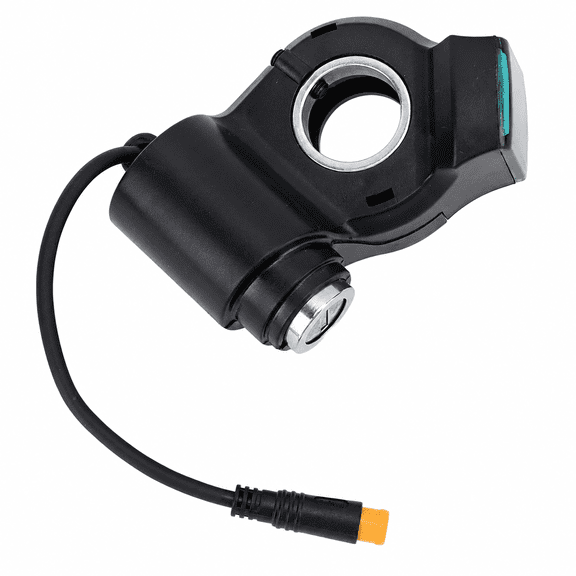 ABPETE 10 Inch Electric Scooter Handlebar Switch Lock, ABS Construction, Waterproof, Digital Battery Power Display, Replacement with Keys