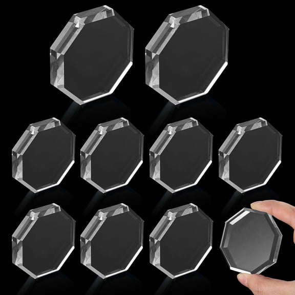 ABPETE 10 Pcs Glass Fabric Sewing Weights, Glass Pattern Weights for Sewing or Cutting Paper Weights Cloth Dressmaking Pattern Making and Sample Cutting Weights