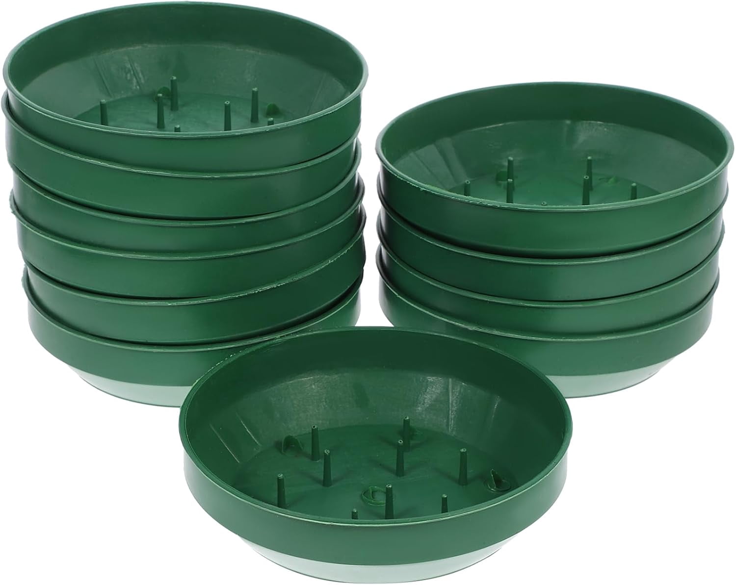 ABPETE 10pcs Floral Foam Bowls, Arrangements Centerpiece Foam Tray Florist Supplies for Party Wedding Fresh Artificial Flowers