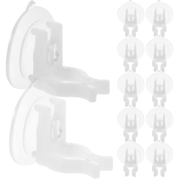 ABPETE 12pcs Window Candle Holder Clamp Suction Cup for Flameless Led Candles Easy to Install Smooth Surfaces Home Decor and Party Decoration