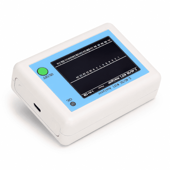 ABPETE 2.4G 5G Spectrum Analyzer with 2.4 Inch TFT Color Screen Scanner for Wireless Network Analysis and Signal Monitoring for IT Professionals