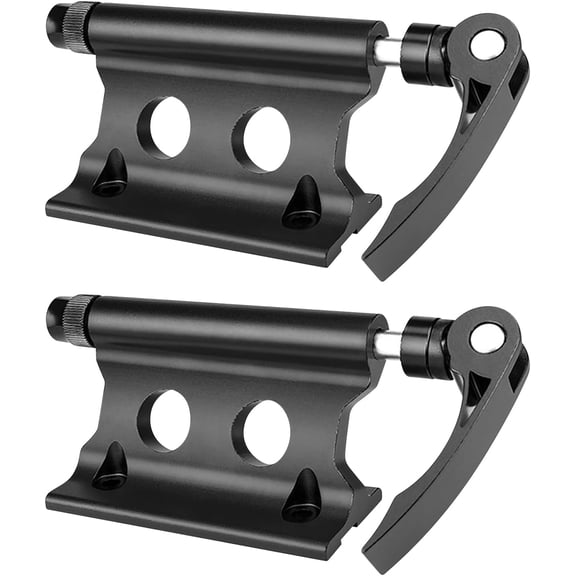 ABPETE 2PCS Bike Rack Carrier Fork Mount Universal Alloy Bike Block Fork Lock Mount Securely Holds All Bicycles & Fits Any Flat Surface for Safe Transportation