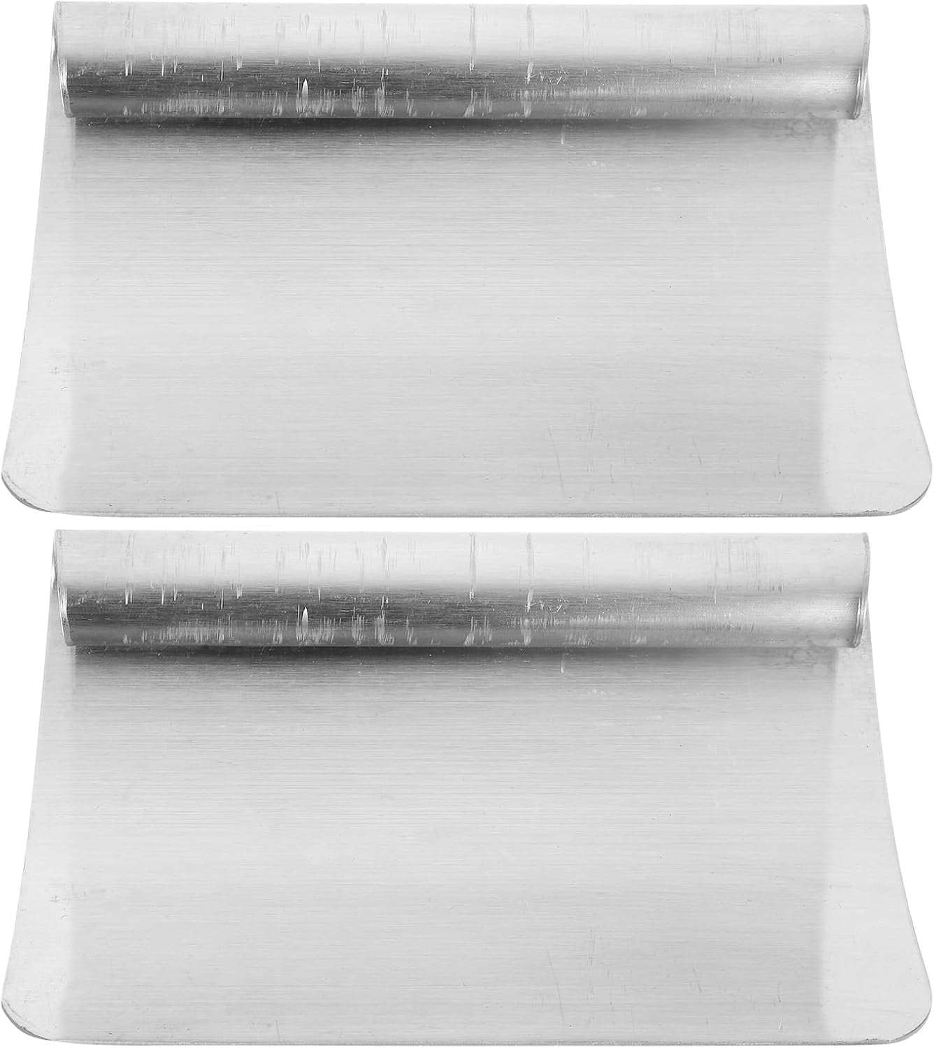 ABPETE 2Pcs Stainless Steel Pig Scraper Tool Pig Hair Removal Knife Manganese Steel Animal Hair Scraper Ergonomic Handle for Farm Butcher Meat Processing