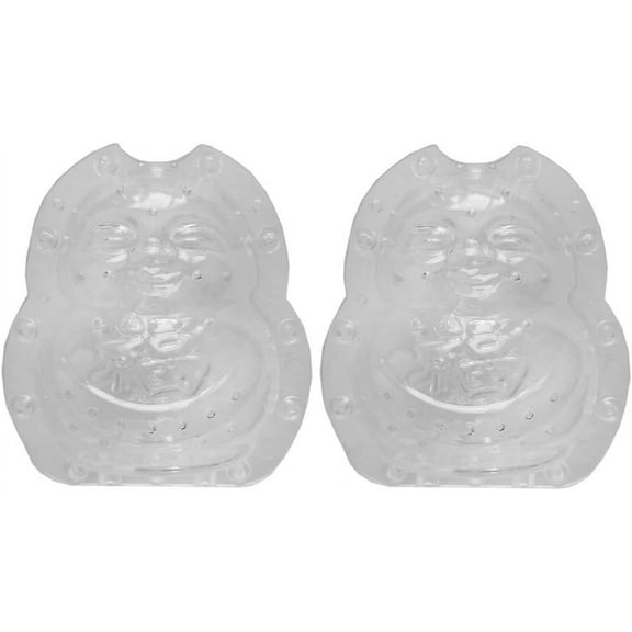 ABPETE 2Pcs Transparent Fruit Mold Fruit Shaping Mold Buddha Shaped Melon Growing Mold Vegetable Growing Mould Growth Forming