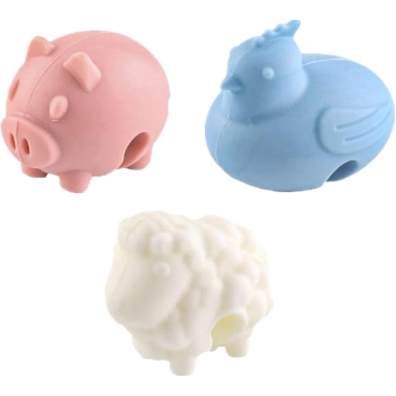 ABPETE 3 Pcs Spill Proof Lid Lifter Creative Pot Minder Silicone Boil Over Spill Stopper for Pots, Kitchen