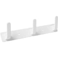 thumbnail image 1 of ABPETE 3 White Wall Mounted Towel Hooks for Bathrooms, Farmhouse Style, Adhesive, Stick on Wall Hook Rack for Hanging Bath Towels, 1 of 9