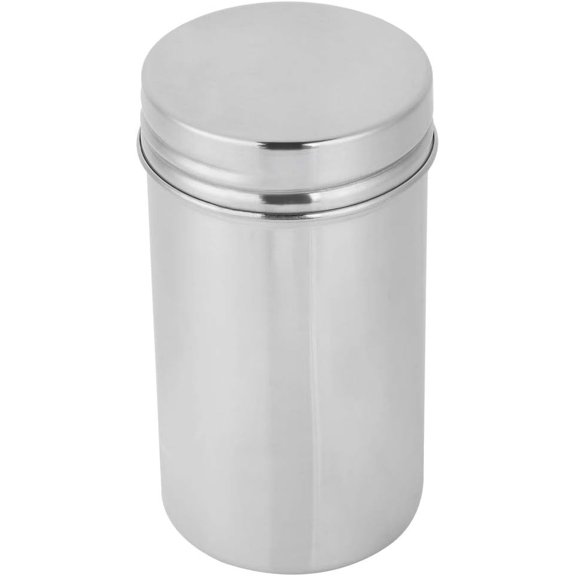 ABPETE 304 Stainless Steel Sealed Storage Jar, Airtight Kitchen Food Storage Container, Portable Coffee Grounds Container(Large size)