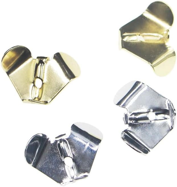 ABPETE 30pcs Buzzer Spinner Blades Aluminium Delta Blades for Buzzbaits Surface Fishing Lures 20 * 28mm