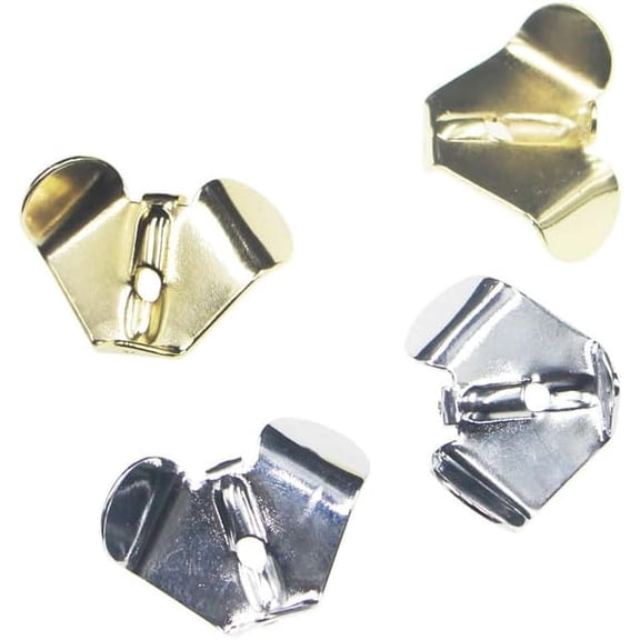 ABPETE 30pcs Buzzer Spinner Blades Aluminium Delta Blades for Buzzbaits Surface Fishing Lures 20 * 28mm