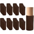 thumbnail image 1 of ABPETE 32 Pcs Chair Leg Protectors for Hardwood Floors - Furniture Leg Socks to Avoid Scratches, Elastic Knitted Chair Leg Floor Protectors for Moving Easily and Reduce Noise, Brown, 1 of 13
