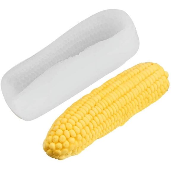 ABPETE 3D Corn Silicone Mold, Baking Molds Dessert Molds Silicone Mold Mousse Cake, Pastry, Chocolate, Soap