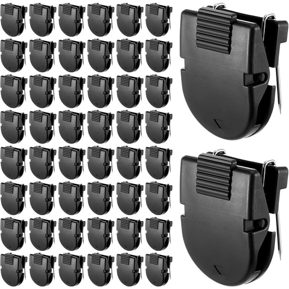 ABPETE 50 Pcs Cubicle Clips Cubicle Accessories Fabric Partition Panel Wall Clip Office Photos Wall Clips for Notes Memos