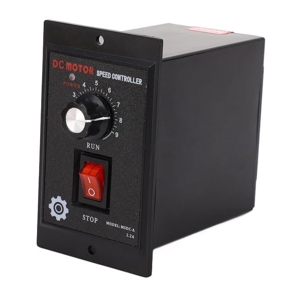 ABPETE 500W Motor Speed Controller - 110V AC to 90V DC PWM Variable Speed Regulator for Industrial Motors, with Overload Protection & Cooling Fan, Ideal for Conveyor Belts & Machinery