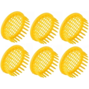 ABPETE 6 Pcs Queen Bee Cell Cages, Beekeeping Rearing Box, ABS Bee Rearing Tool for Isolation Queen Bees, Beekee Equipment for Beekeepers