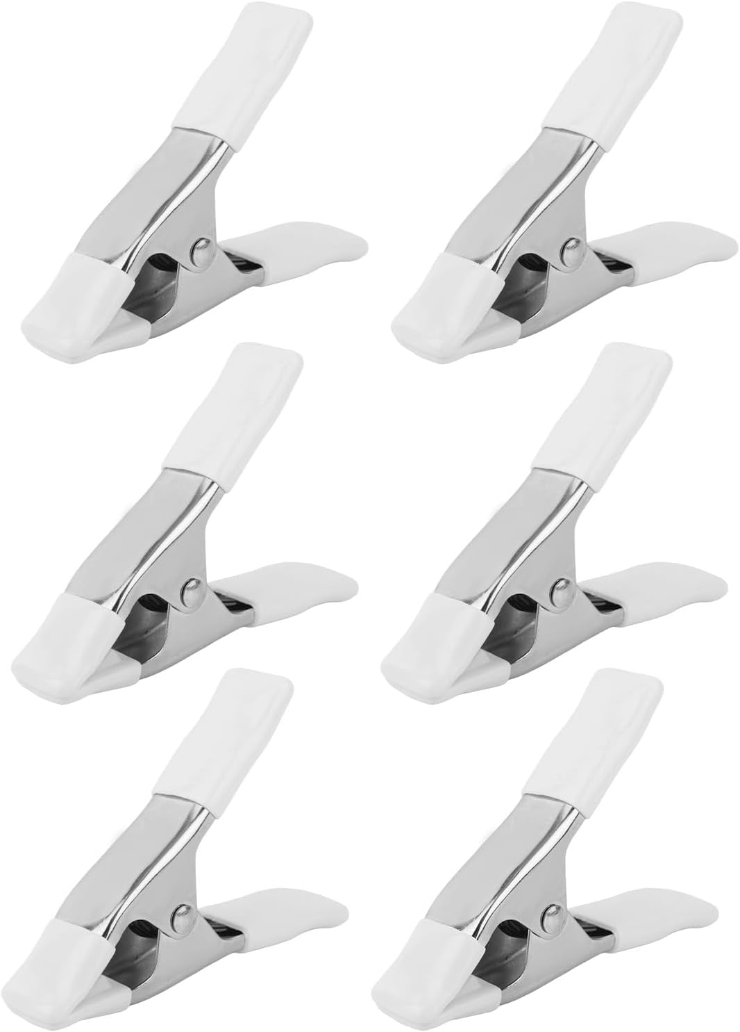 ABPETE 6pcs Dress Clips, 10.6cm/4.17in Durable Dress Tightener Clips Bridal Cinch Clothing Fixed Clamps for Seamstress Mannequin Salespeople Fashion Designers & Photographers