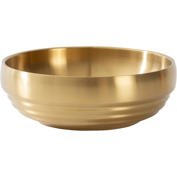 ABPETE 7.4 INCH Decorative Bowl, Key Bowl for Entryway Table, Key Holder Bowl, Decorative Bowls for Home Decor(Gold)