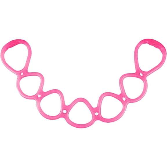 ABPETE 7 Ring Adjustable Resistance Bands, Back, Foot, Leg, and Hand Stretcher, Arm Exerciser, Home Workout Walking Exercise Workout Bands for Home or Fitness Center