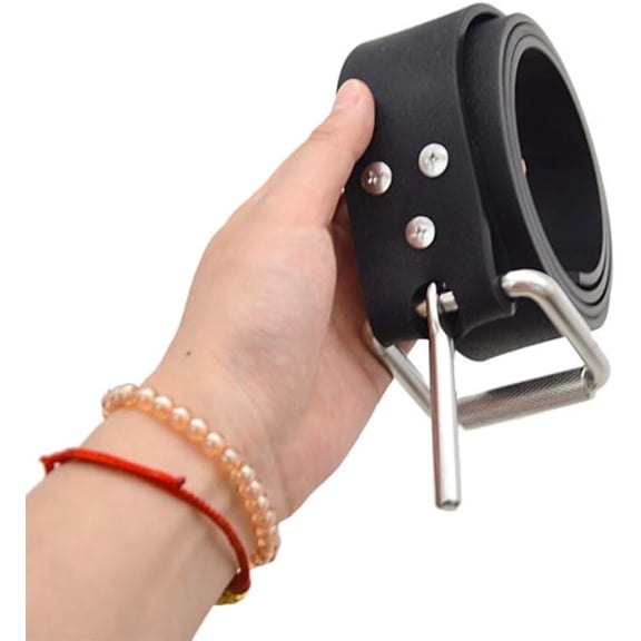 ABPETE Adjustable Silicone Dive Weight Belt, Diving Weight Belt with 8 Adjustable Holes, Silicone Belt for Freediving, Spearfishing, Quick-Release Ensures Safety Black